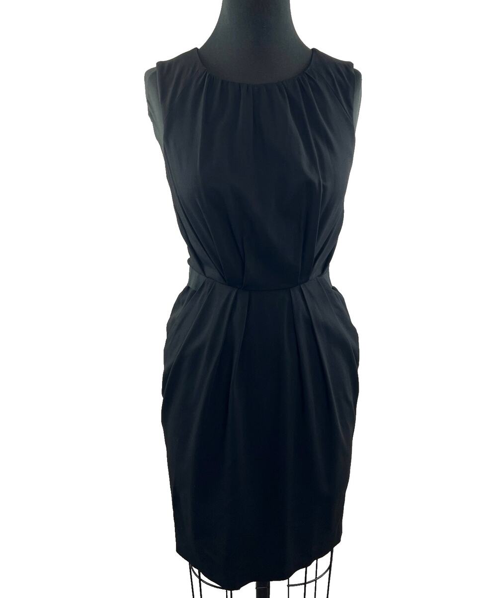 Anthropologie ALYSI Little Black Dress Work Attire Fitting Small S Medium M